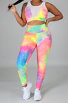 Color Explosion Legging Set