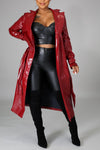 Like A Boss Faux Leather Coat