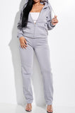 Mellow Solid Sweat Suit Set