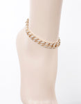 Rhinestone Chain Anklet